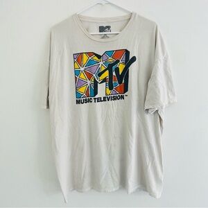 MTV Geometric Logo Tee 3XL
